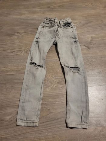 Jean garçon 6 ans next gris clair