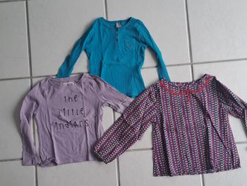 Lot de trois t-shirt manches longues