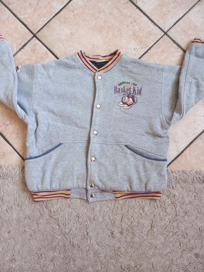 📦Veste sweat molletonné Basket kid coton 14ans