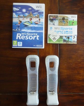 Wii sport + wii sport resort + 2 motions plus