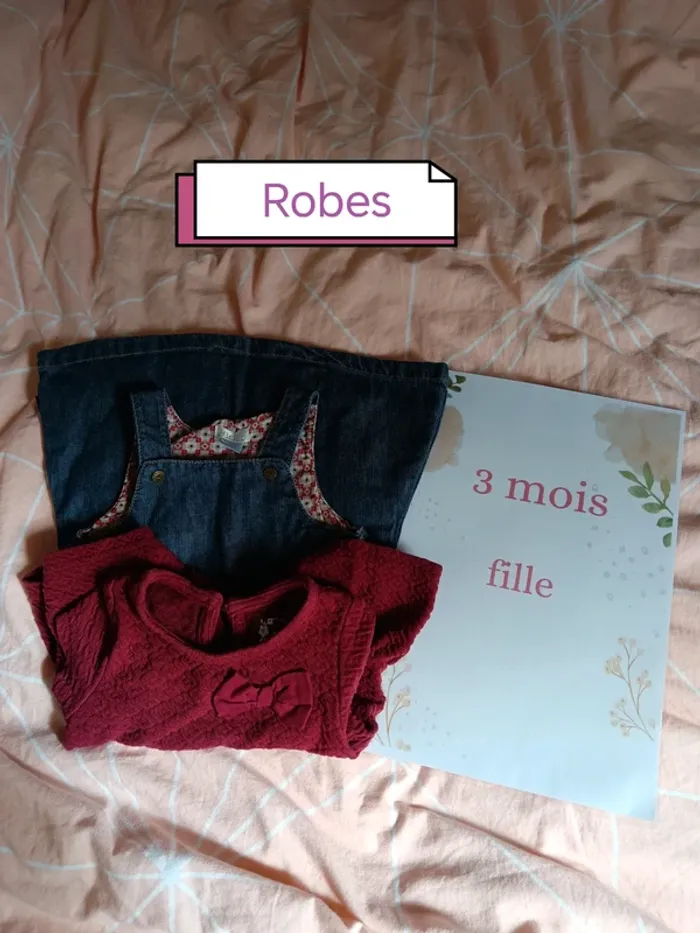Lot 47 vêtements 3mois fille - photo numéro 7