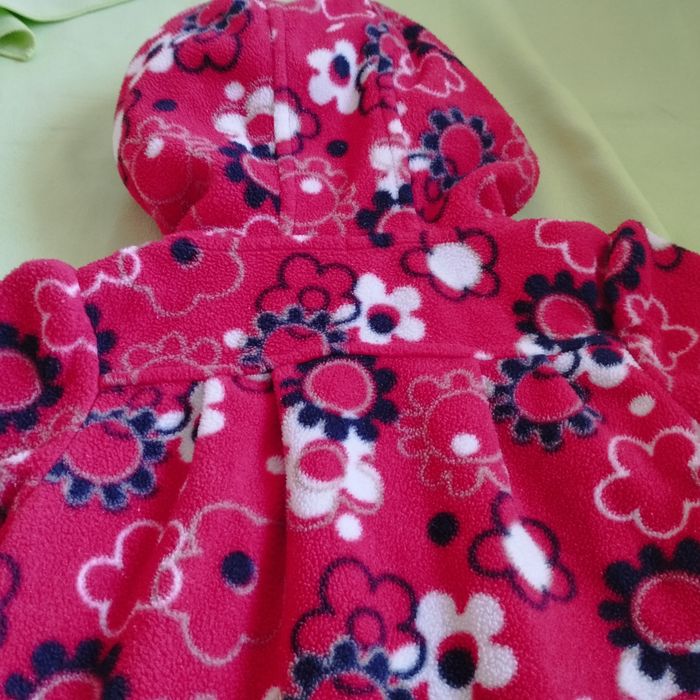 Veste manteau à capuche polaire bébé 18mois - photo numéro 7