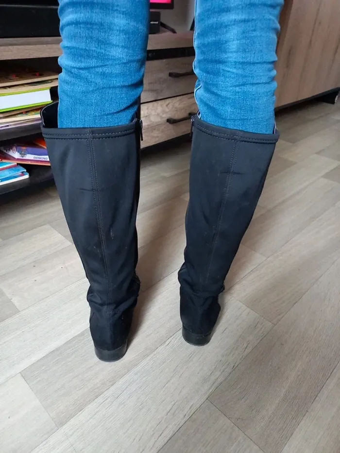 Botte noir femme T.39 - photo numéro 4