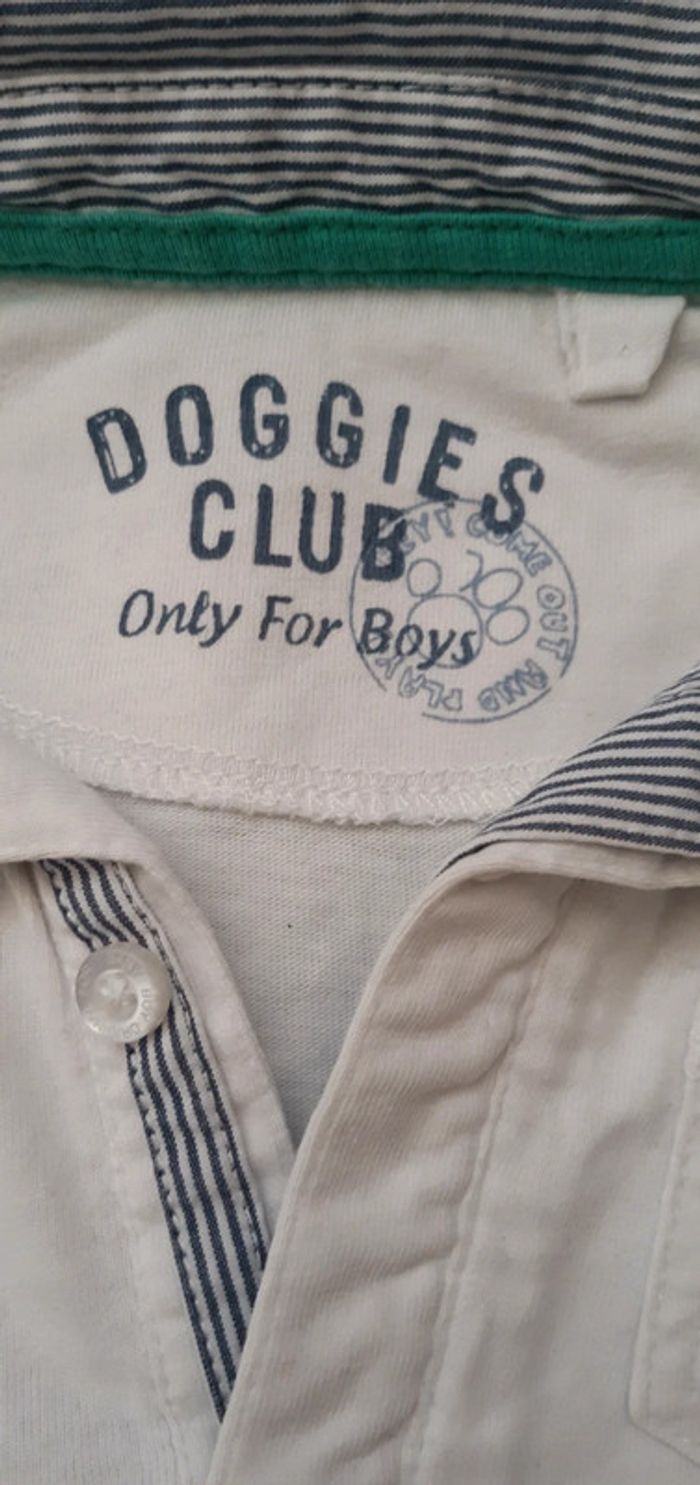 Tee-shirt manches longues polo 12mois 80cm - photo numéro 3