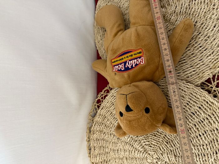 Doudou peluche micro ondable ours beige Beddy Bear INTELEX - photo numéro 4