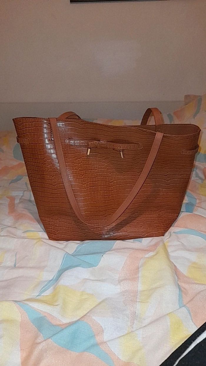 Sac à main camel de chez h&m