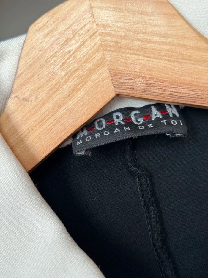 Veste crop vintage noir Morgane de toi - photo numéro 5