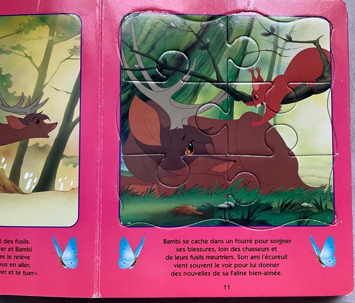 Livre puzzle Bambi - photo numéro 7
