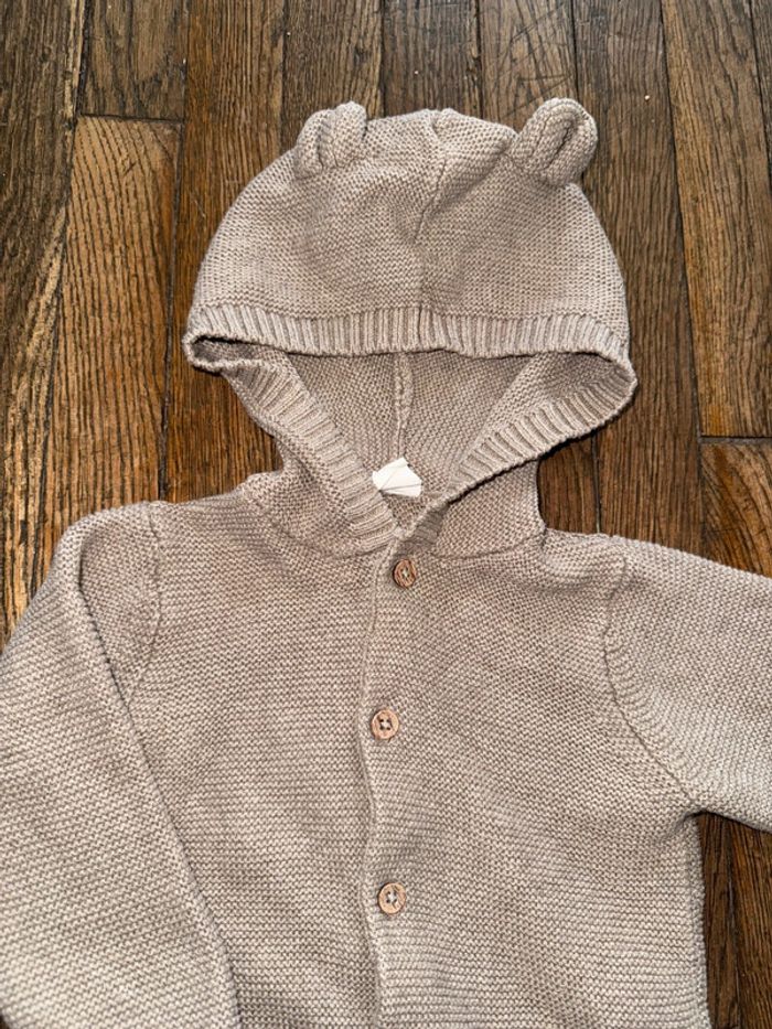 Gilet maille H&M 12 mois - photo numéro 2