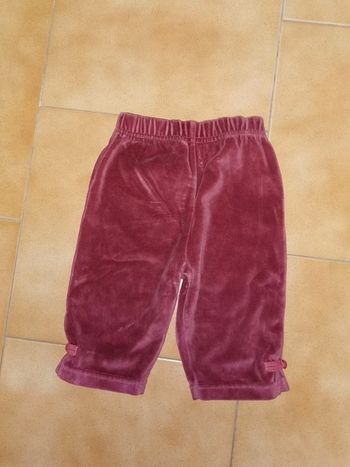Pantalon velours rouge 6mois