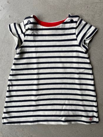 Robe marinière PETIT BATEAU 12 m. Impeccable