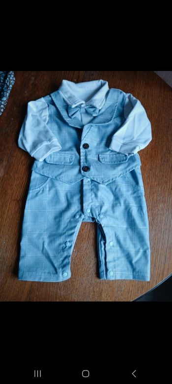 Costume de cérémonie garçons 6 mois