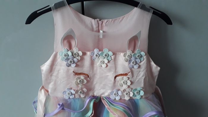 Déguisement robe multicolore taille 130 ( 8 ans ) - photo numéro 2