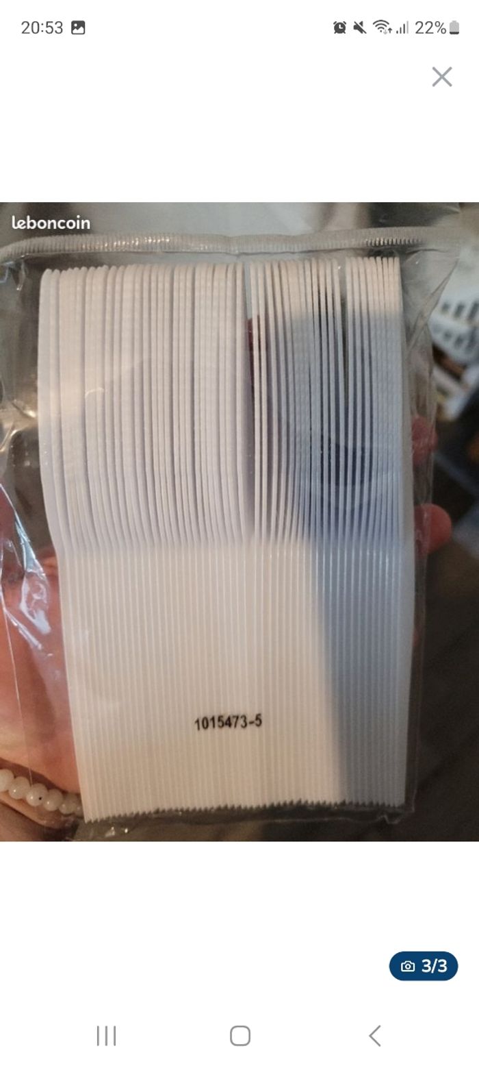 Paquet de 50 couteaux en plastique blanc✨️ - photo numéro 3