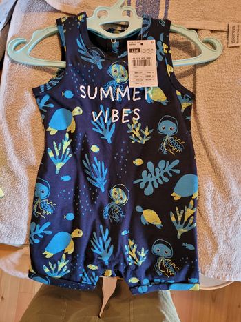 Combi  été Gemo 18 mois  neuve