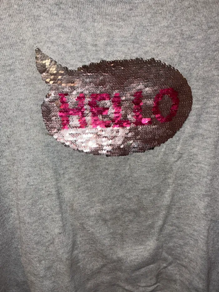 Pull léger à sequins réversibles, 12 ans, Kiabi. - photo numéro 5