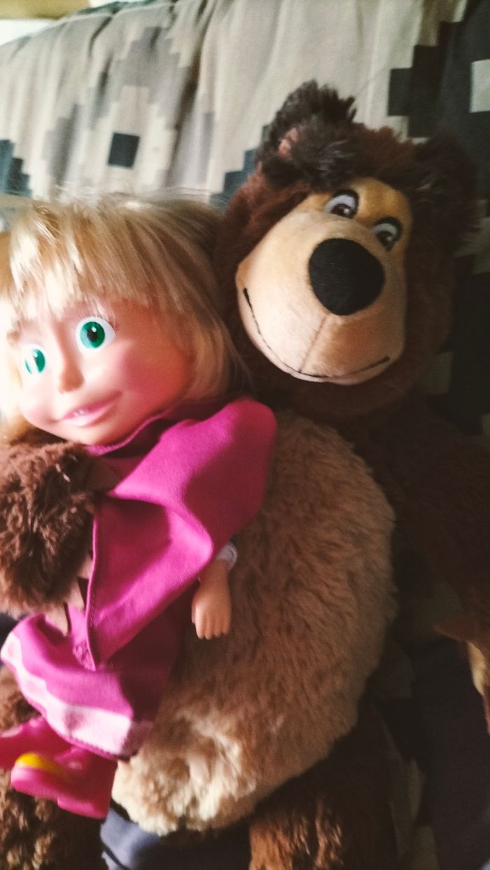Peluche Masha et Michka - photo numéro 2