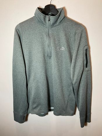 Sweat fin 1/4zip pour homme The North Face gris taille M 202