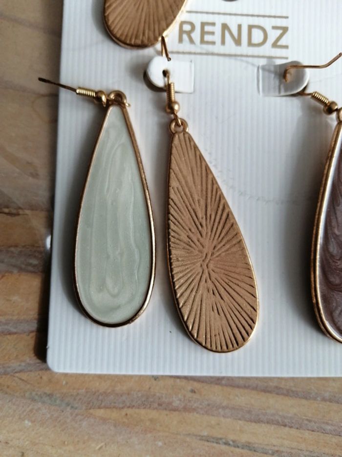 2 Paires de boucles d'oreilles - photo numéro 6