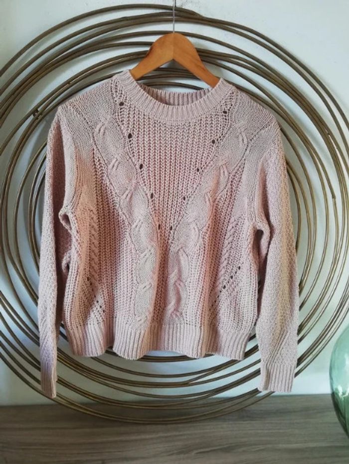 Pull rose en maille JDY TM