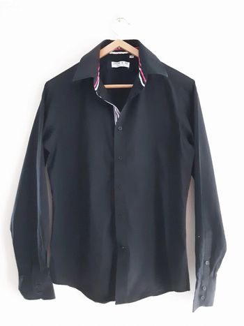 Chemise noir chic homme T M