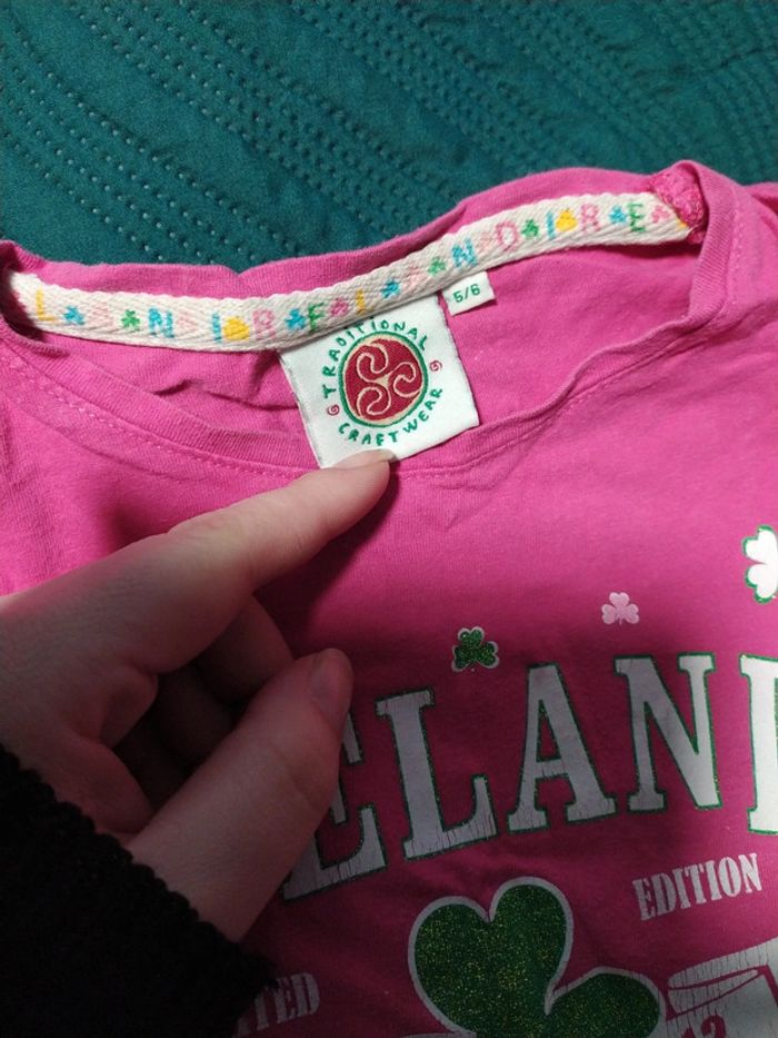 T-shirt rose 5-6 ans - photo numéro 4