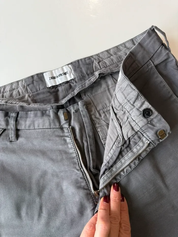 Chino gris zadig et voltaire - photo numéro 6