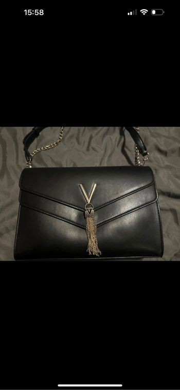 Sac noir en bandoulière Mario Valentino