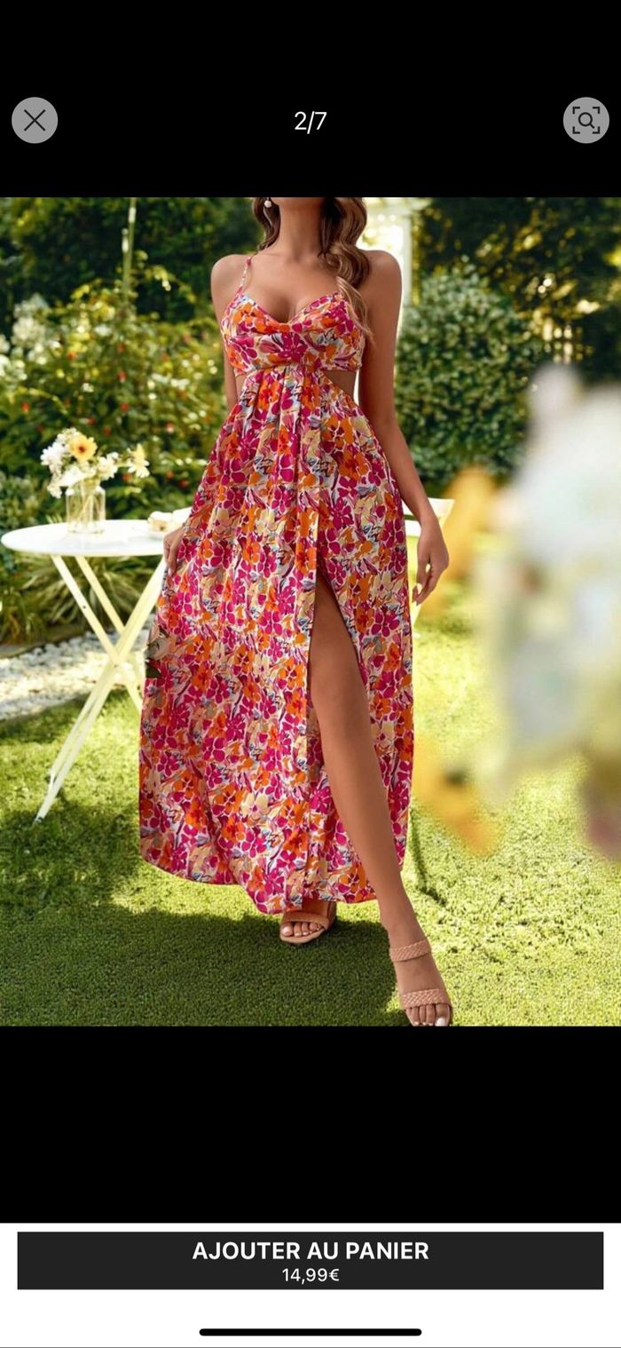 Robe fleurie - photo numéro 2