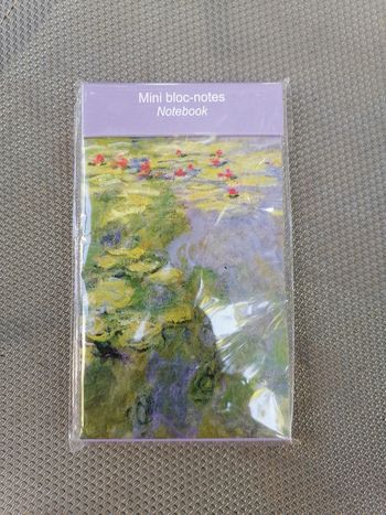 Mini bloc-notes Notebook Claude Monnet /Neuf dans son emballage