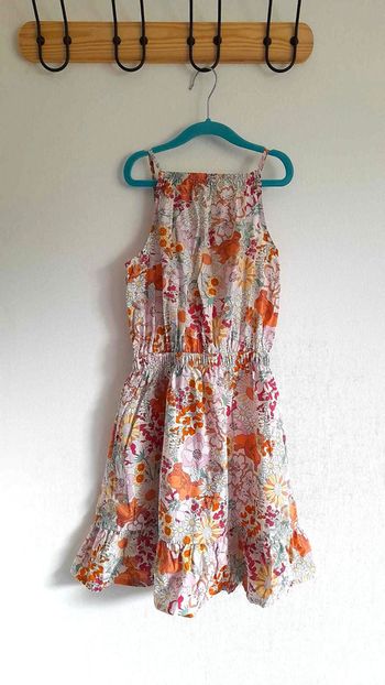 Robe fleurie à bretelles fines H&M 9/10 ans