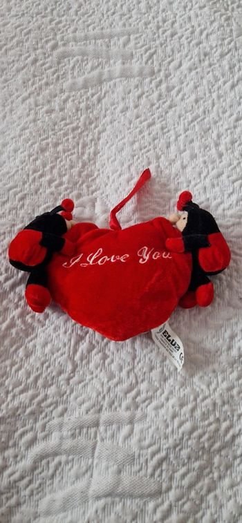 Peluche cœur I love tou