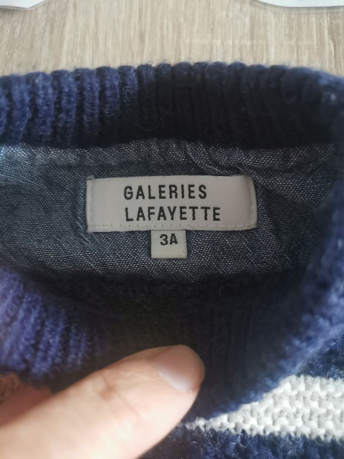 Pull en laine bébé garcon 3ans plutôt 24mois galerie Lafayette - photo numéro 4