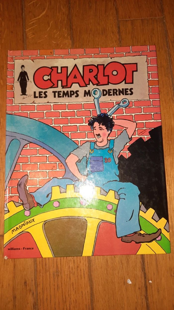 Bande dessinée charlot les temps modernes