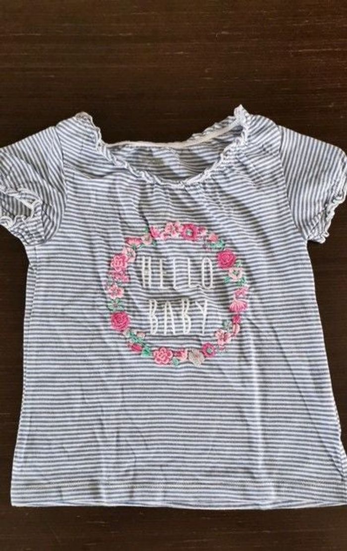 T-shirt rayé 2ans
