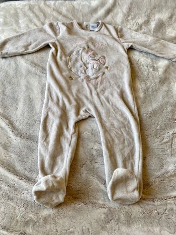 Pyjama velours Disney 24mois