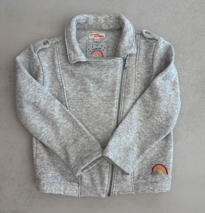 Veste perfecto du pareil au même 5 ans parfait état  En molleton Parfaite pour du 4/5 ans