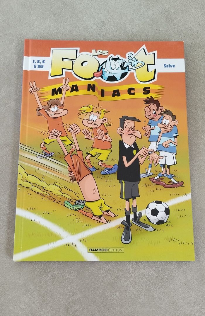 Livre bd foot maniacs