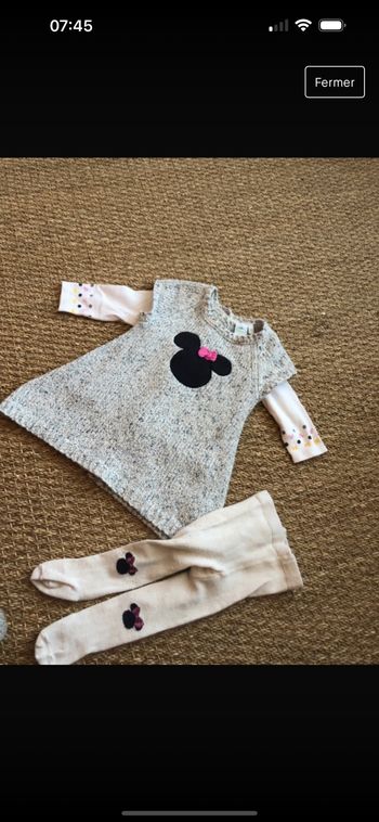 Ensemble robe t shirt collant