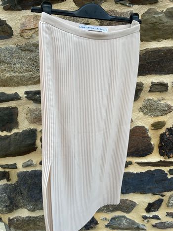 Jupe plissée mi longue beige - & other stories 