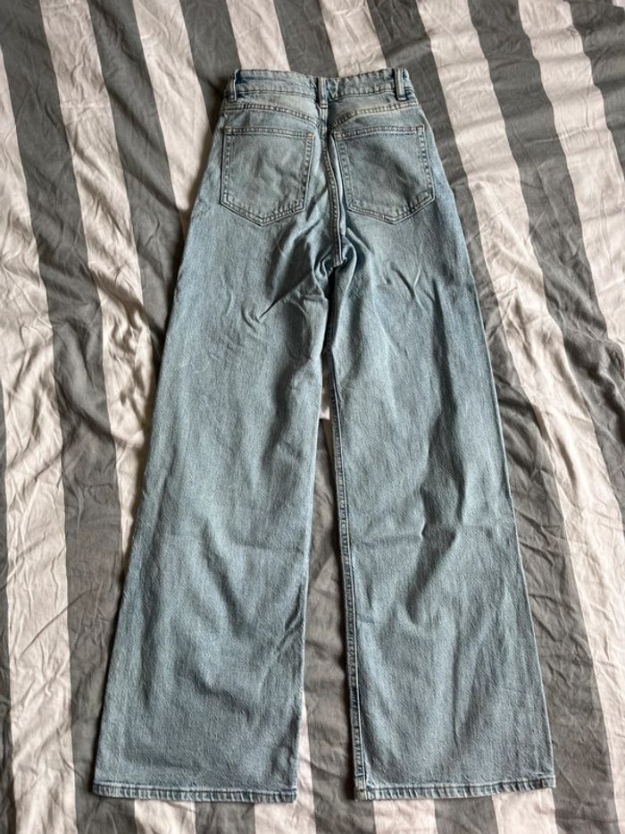 jean wide leg bleu H&M - photo numéro 2