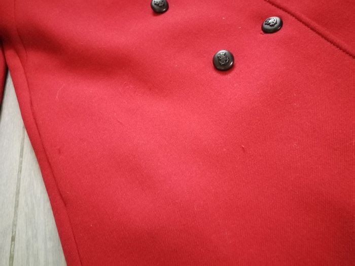 Manteau rouge en laine taille 36 Monoprix Collection - photo numéro 8
