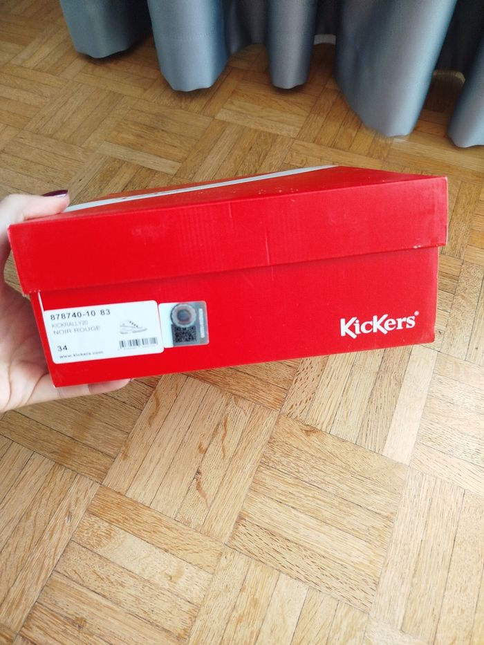 Bottines noires garçon Kickrally20. Marque Kickers 34 neuves - photo numéro 7