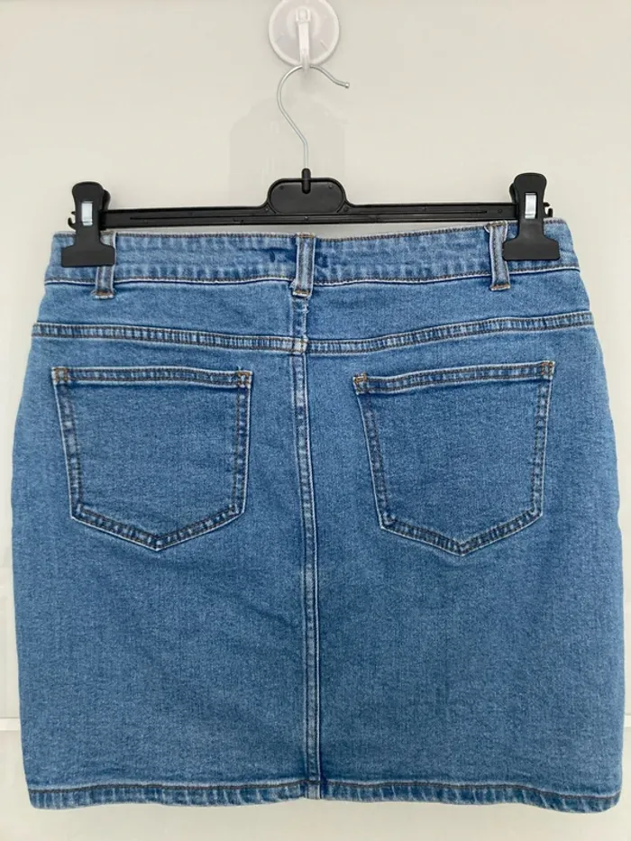 Jupe en jean bleue T38 - photo numéro 6