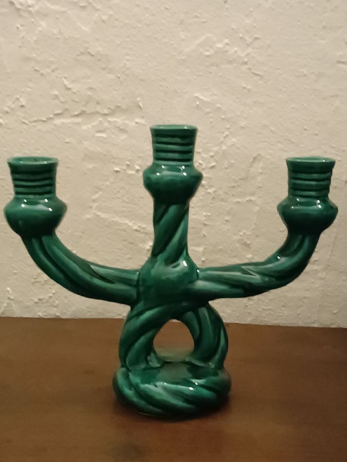 Paire de chandelier Vallauris 1950 - photo numéro 4