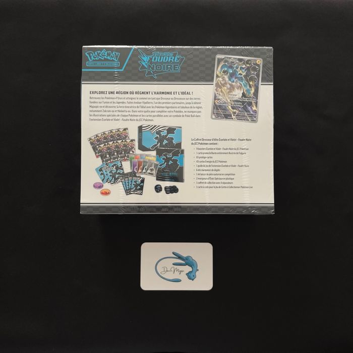 Pokémon ETB Foudre Noire EV 10.5 : 100€ - photo numéro 2
