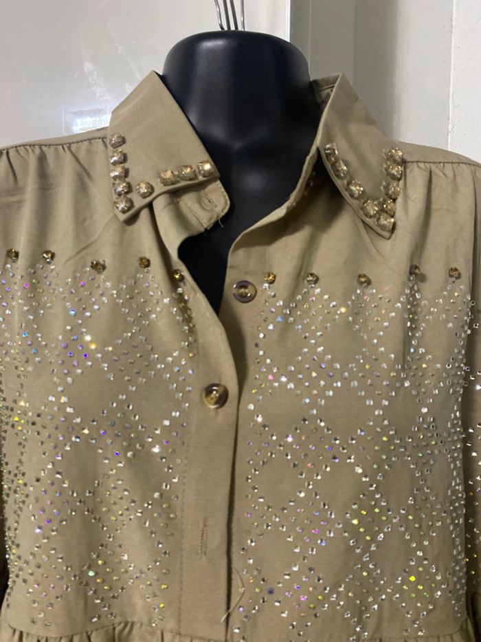 Tunique over size . Tunique habillée . tenue de fête . Taille L / XL - photo numéro 4