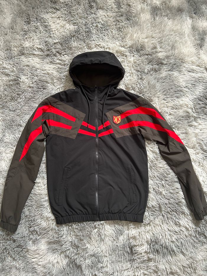 Veste de survêtement FK Creed II noir/rouge Taille S