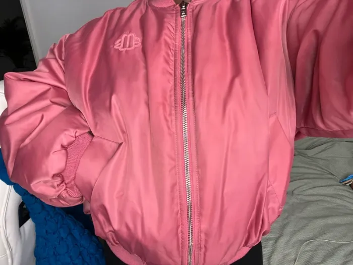 Oversized rosewood bomber