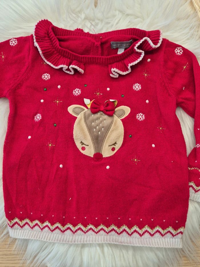 🎅 Magnifique pull de Noël Sergent Major 18 mois - photo numéro 2